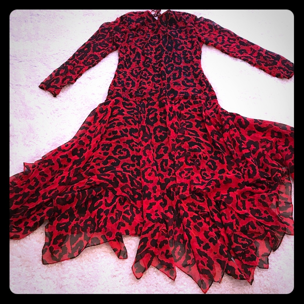 Vintage Leopard Dress